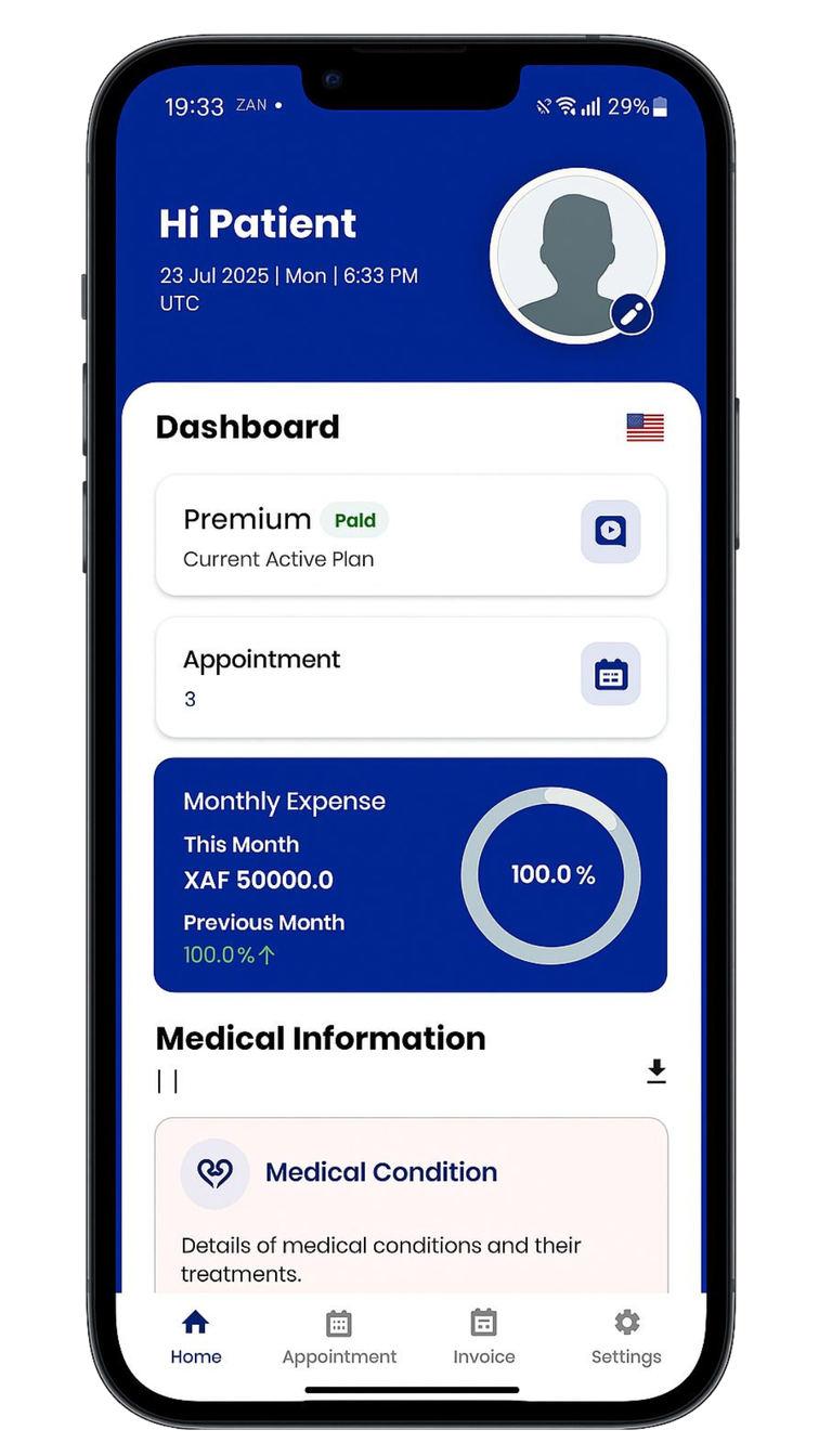 Med-Vault App Interface